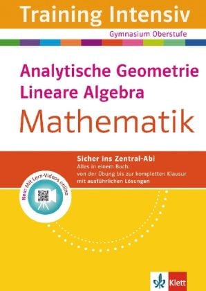 Produktbild: Training intensiv Mathematik. Analytische Geometrie, Lineare Algebra. Sekundarstufe II