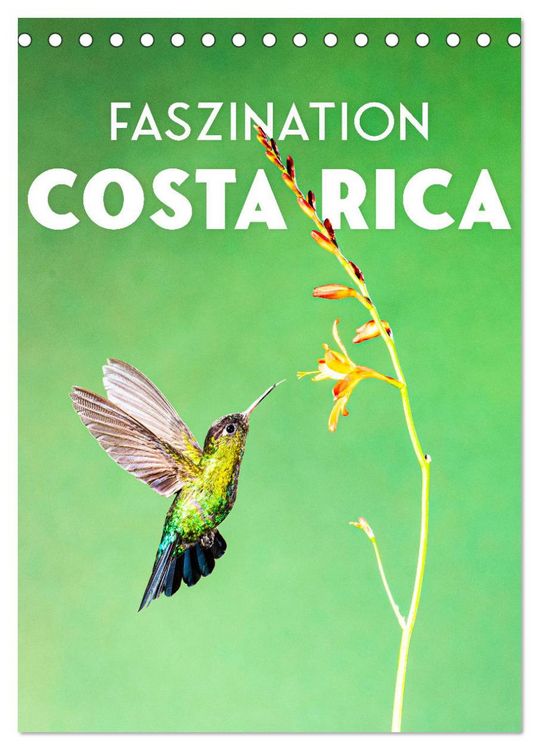 Produktbild: Faszination Costa Rica (Tischkalender 2026 DIN A5 hoch), CALVENDO Monatskalender