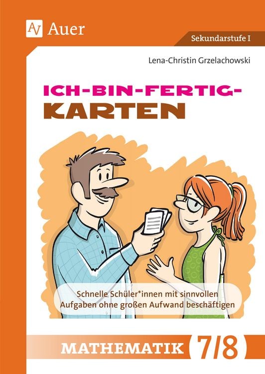 Produktbild: Ich-bin-fertig-Karten Mathematik Klassen 7-8