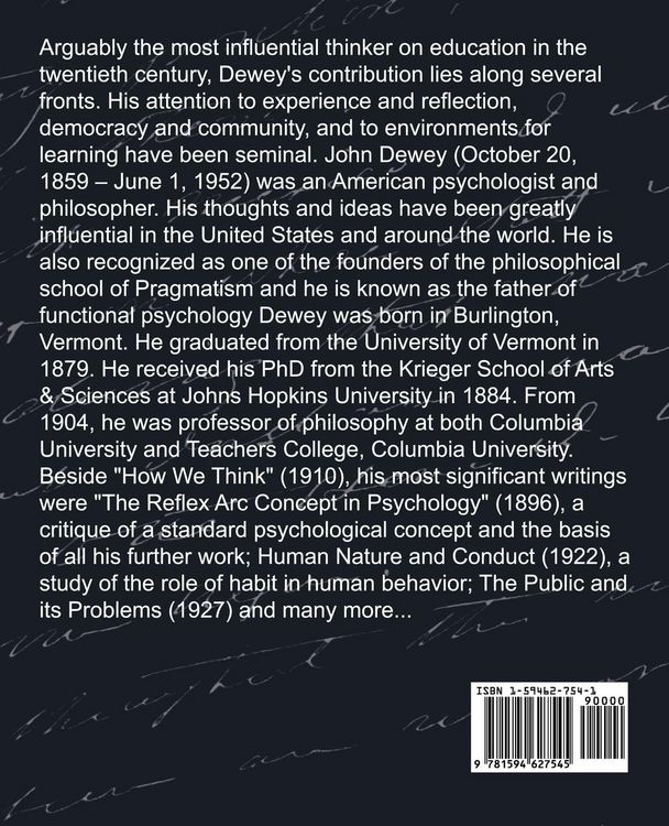 Produktbild: How We Think (New Edition)