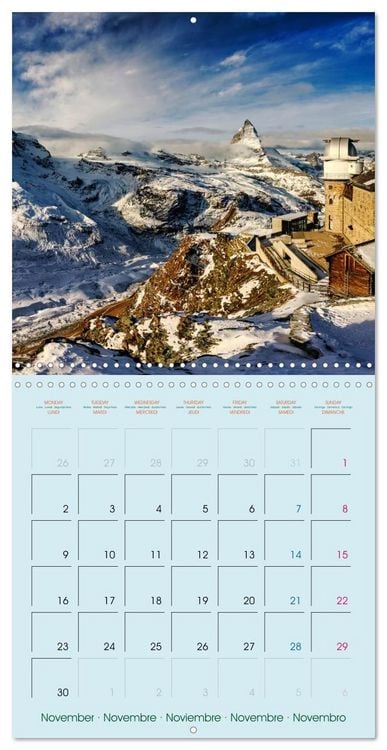 Produktbild: Discover Zermatt - Matterhorn - Switzerland (Wall Calendar 2026 12 &times; 12 Inch) CALVENDO 12 Month Wall Calendar