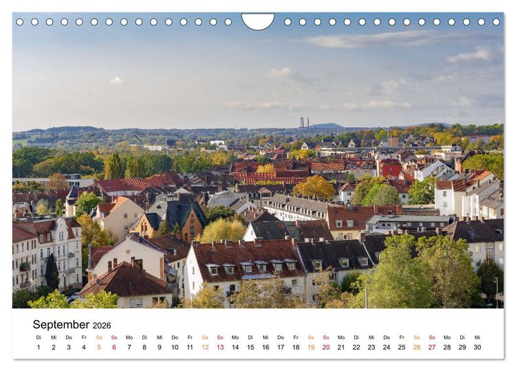 Produktbild: Kassel - wundersch&ouml;ne Stadt in Nordhessen (Wandkalender 2026 DIN A4 quer), CALVENDO Monatskalender