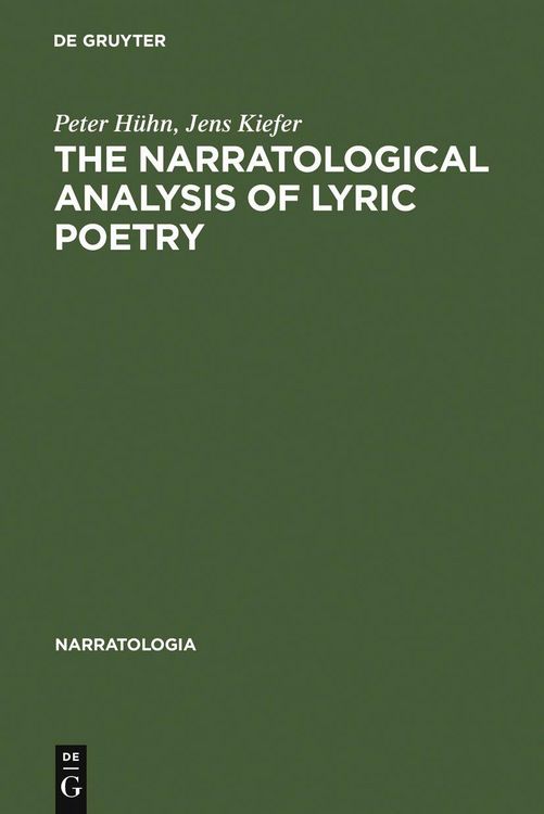 Produktbild: The Narratological Analysis of Lyric Poetry