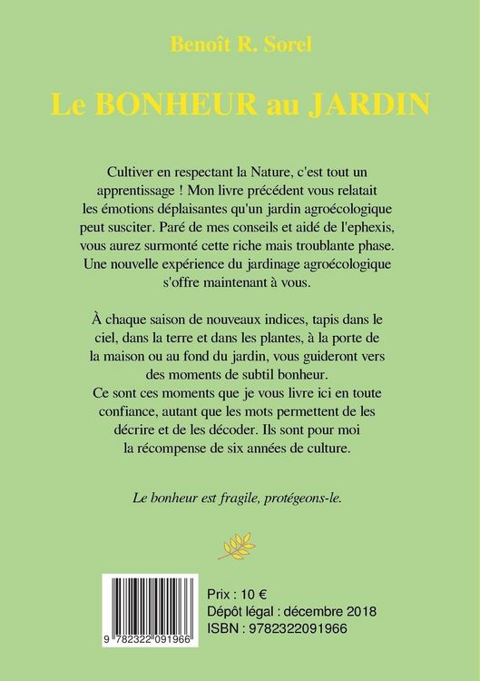 Produktbild: Le bonheur au jardin