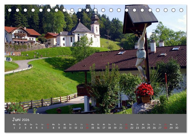 Produktbild: Zauberhaftes Berchtesgadener Land (Tischkalender 2026 DIN A5 quer), CALVENDO Monatskalender