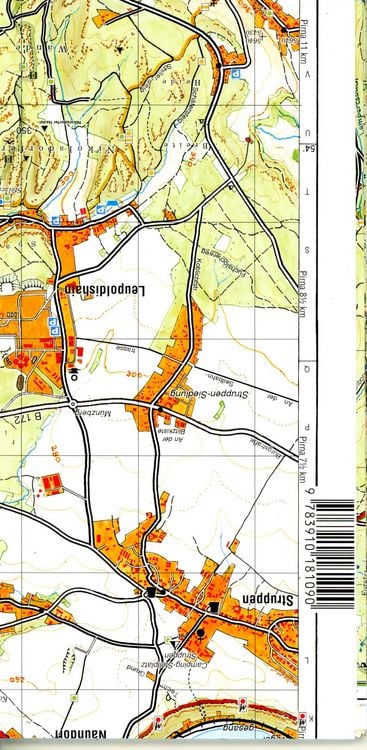 Produktbild: Gro&szlig;e Karte der S&auml;chsischen Schweiz 1:30000