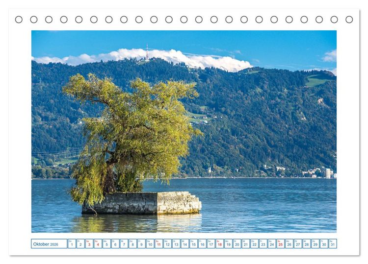 Produktbild: Insel Lindau - Bayerische Perle im Bodensee (Tischkalender 2026 DIN A5 quer), CALVENDO Monatskalender