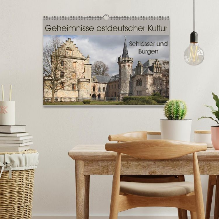 Produktbild: Geheimnisse ostdeutscher Kultur - Schl&ouml;sser und Burgen (Wandkalender 2026 DIN A3 quer), CALVENDO Monatskalender