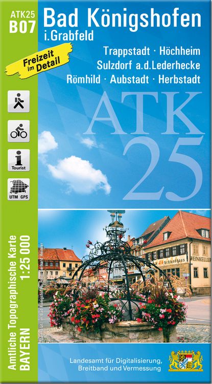 Produktbild: ATK25-B07 Bad K&ouml;nigshofen i.Grabfeld (Amtliche Topographische Karte 1:25000)