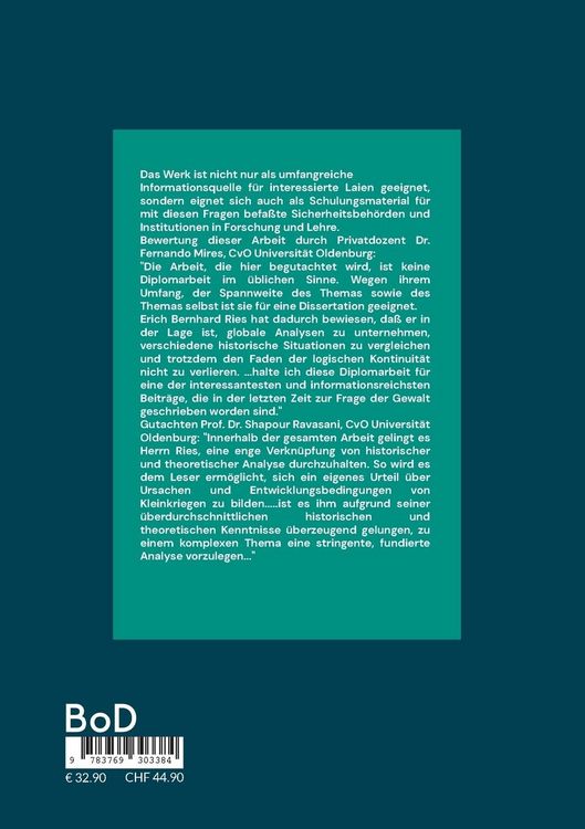 Produktbild: Terrorismus, Guerilla, Kleinkrieg, Volkskrieg.Theorie und Praxis