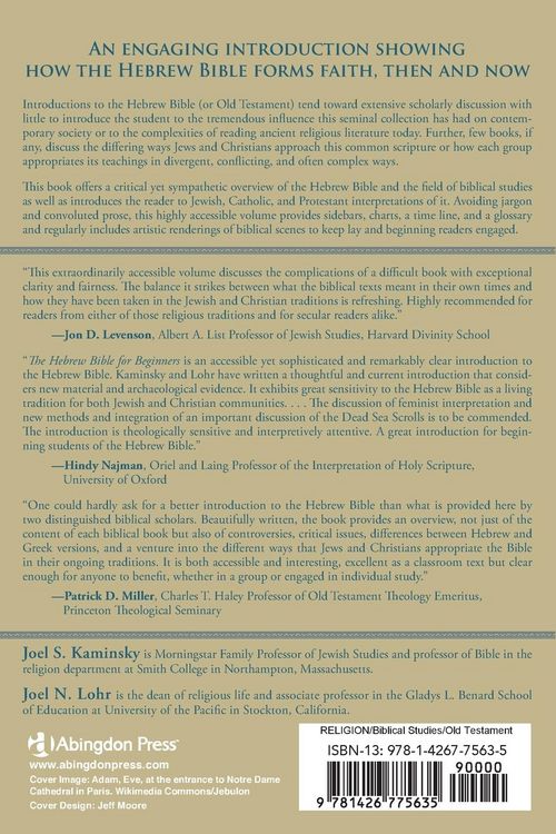 Produktbild: Hebrew Bible for Beginners