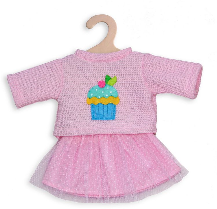 Produktbild: Heless - Puppen-Pullover und T&uuml;llrock Cupcake, Gr. 35 - 45 cm