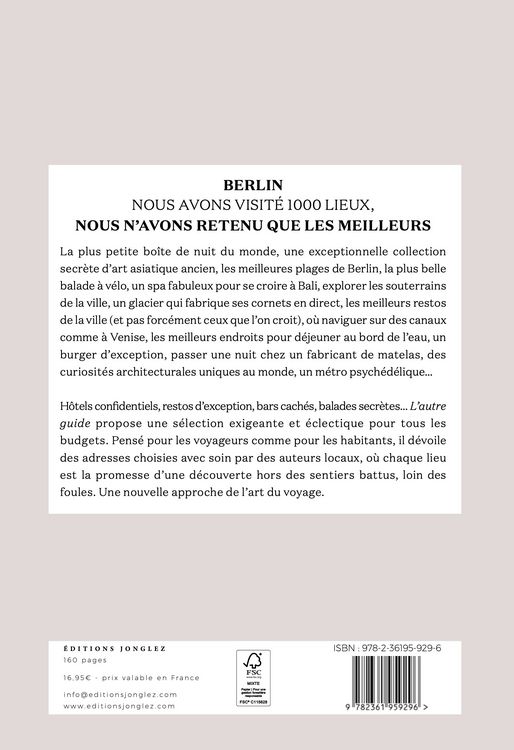 Produktbild: Berlin - L&rsquo;autre guide