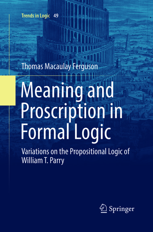 Produktbild: Meaning and Proscription in Formal Logic