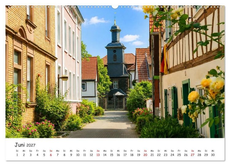 Produktbild: Hanau Kurpark und Kesselstadt (Wandkalender 2027 DIN A2 quer), CALVENDO Monatskalender