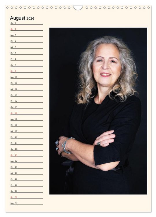Produktbild: Silberhaar (Wandkalender 2026 DIN A3 hoch), CALVENDO Monatskalender