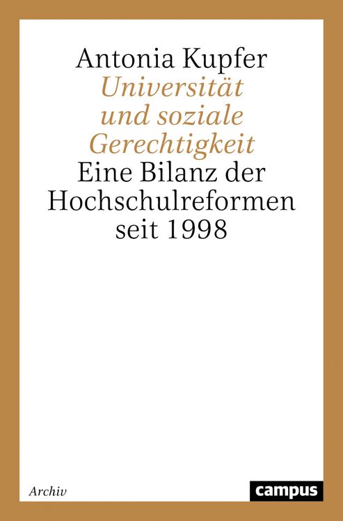 Produktbild: Universit&auml;t und soziale Gerechtigkeit