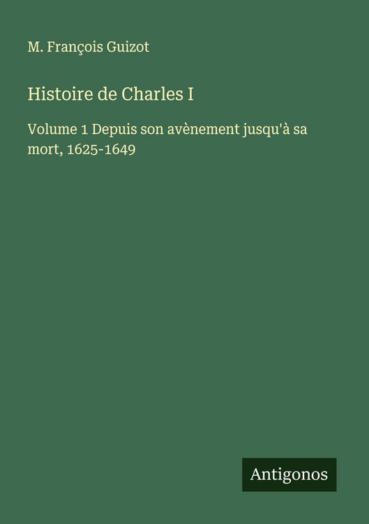 Produktbild: Histoire de Charles I