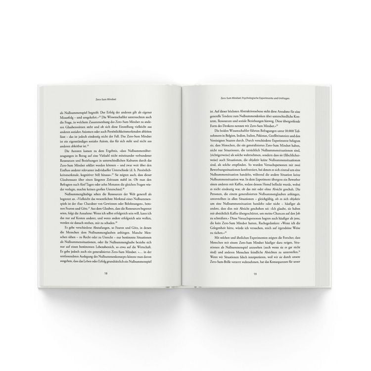 Produktbild: ZERO SUM MINDSET