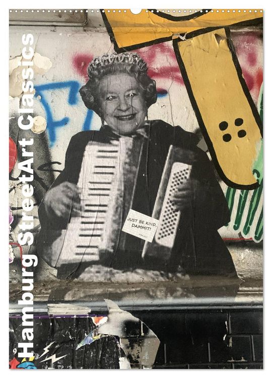 Produktbild: Hamburg StreetArt Classics (Wandkalender 2026 DIN A2 hoch), CALVENDO Monatskalender
