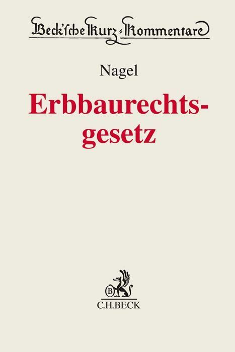 Produktbild: Erbbaurechtsgesetz. ErbbauRG