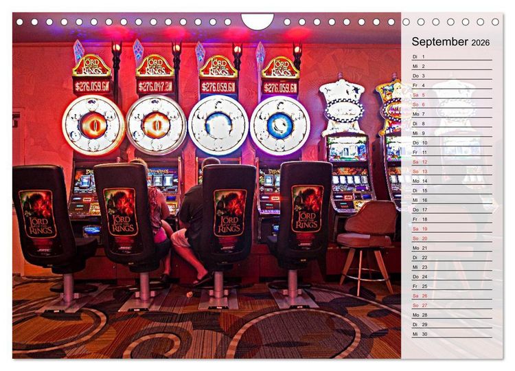 Produktbild: Las Vegas - Die bunte Welt der Casinos (Wandkalender 2026 DIN A4 quer), CALVENDO Monatskalender