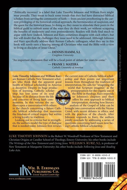 Produktbild: The Future of Catholic Biblical Scholarship