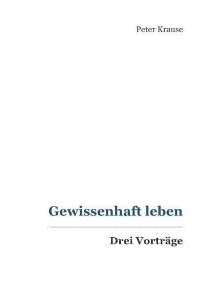 Produktbild: Gewissenhaft leben