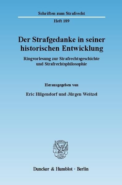 Produktbild: Der Strafgedanke in seiner historischen Entwicklung.