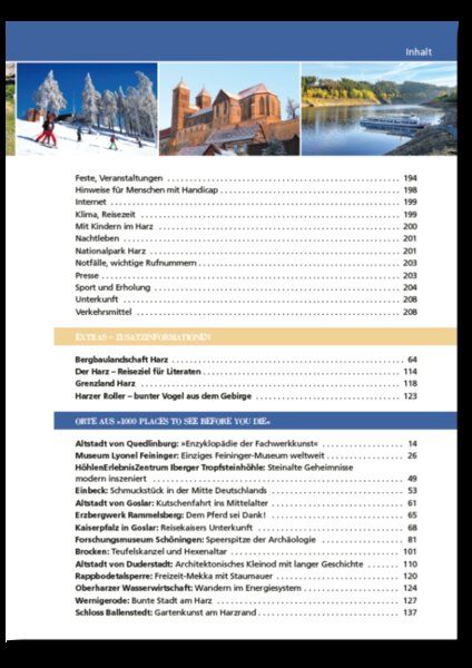 Produktbild: Reisef&uuml;hrer Harz. Regiof&uuml;hrer inklusive Ebook. Ausflugsziele, Sehensw&uuml;rdigkeiten, Restaurants & Hotels uvm.