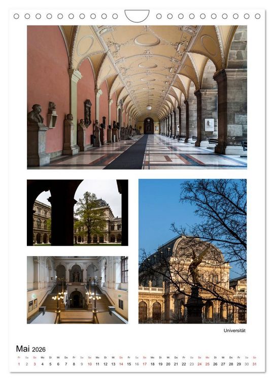 Produktbild: Verborgen in Wien (Wandkalender 2026 DIN A4 hoch), CALVENDO Monatskalender