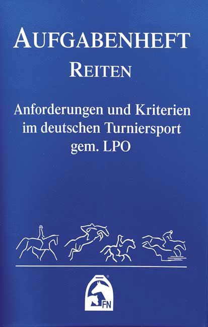 Produktbild: Aufgabenheft Reiten, Ausgabe 2012 in Kst.-Ordner