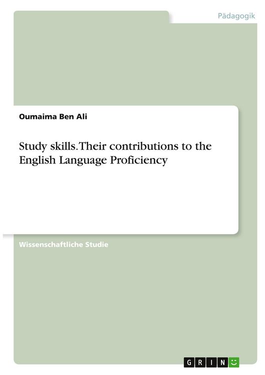 Produktbild: Study skills. Their contributions to the English Language Proficiency