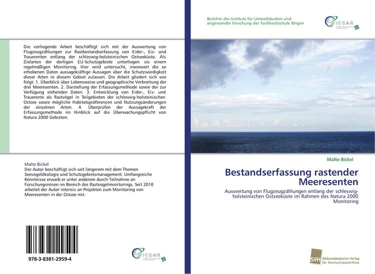 Produktbild: Bestandserfassung rastender Meeresenten