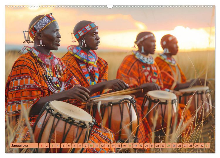 Produktbild: Afrikas urt&uuml;mliche Sch&ouml;nheit (Wandkalender 2026 DIN A2 quer), CALVENDO Monatskalender