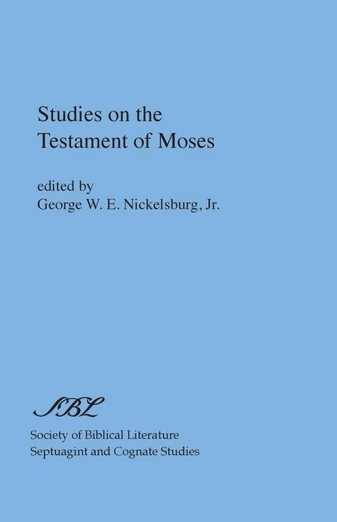 Produktbild: Studies on the Testament of Moses
