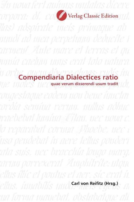 Produktbild: Compendiaria Dialectices ratio