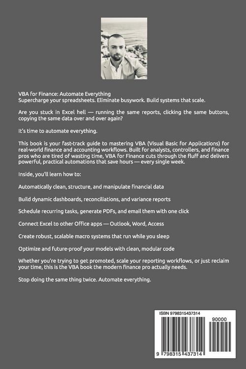 Produktbild: VBA for Finance