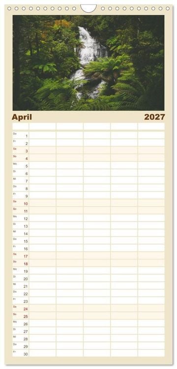 Produktbild: Familienplaner 2027 - Australien - Der vielseitige Osten mit 5 Spalten (Wandkalender, 21 x 45 cm) CALVENDO