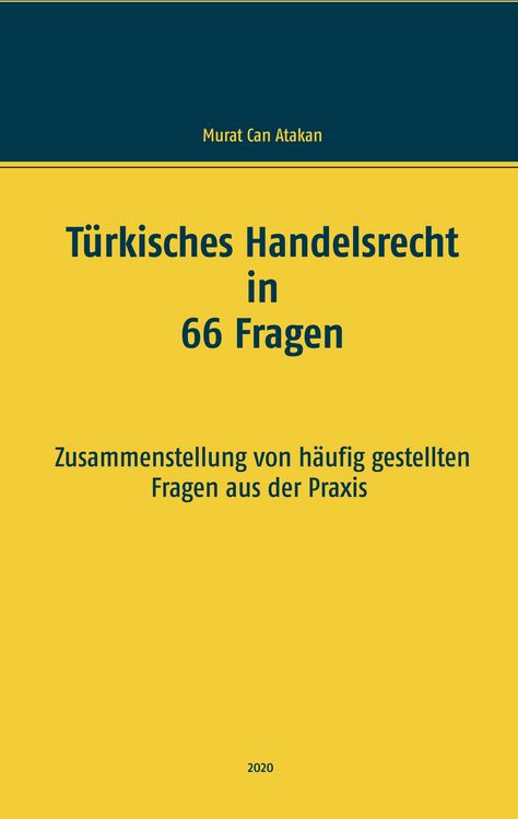 Produktbild: T&uuml;rkisches Handelsrecht in 66 Fragen