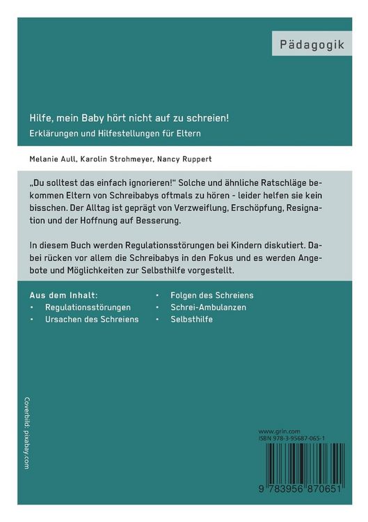 Produktbild: Hilfe, mein Baby h&ouml;rt nicht auf zu schreien!