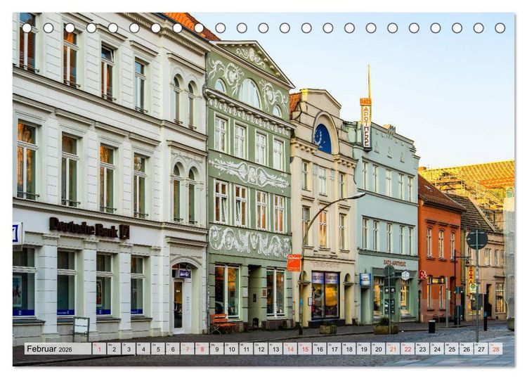 Produktbild: G&uuml;strow Impressionen (Tischkalender 2026 DIN A5 quer), CALVENDO Monatskalender