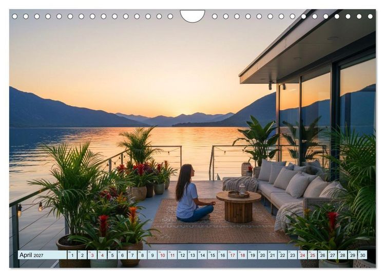 Produktbild: Sanft treibende Urlaubstr&auml;ume (Wandkalender 2027 DIN A4 quer), CALVENDO Monatskalender