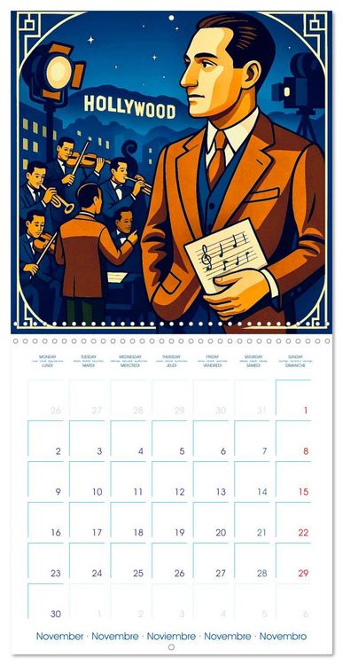 Produktbild: George Gershwin (Wall Calendar 2026 12 &times; 12 Inch) CALVENDO 12 Month Wall Calendar