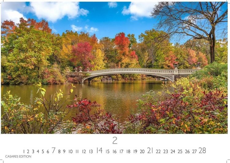 Produktbild: Indian Summer Kalender 2027 &ndash; Wandkalender | Fotokalender Nordamerika 24x35cm &ndash; Leuchtende Herbstfarben Nordamerikas in stimmungsvollen Bildern f&uuml;r deine Wand