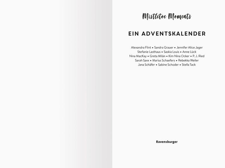 Produktbild: Mistletoe Moments. Ein Adventskalender. Lovestorys f&uuml;r 24 Tage plus Silvester-Special