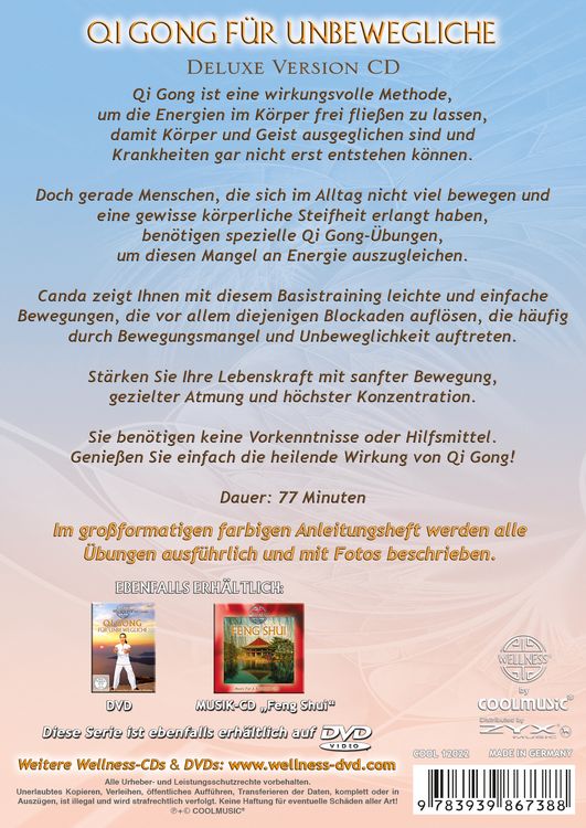 Produktbild: Qi Gong f&uuml;r Unbewegliche (Deluxe Version CD)