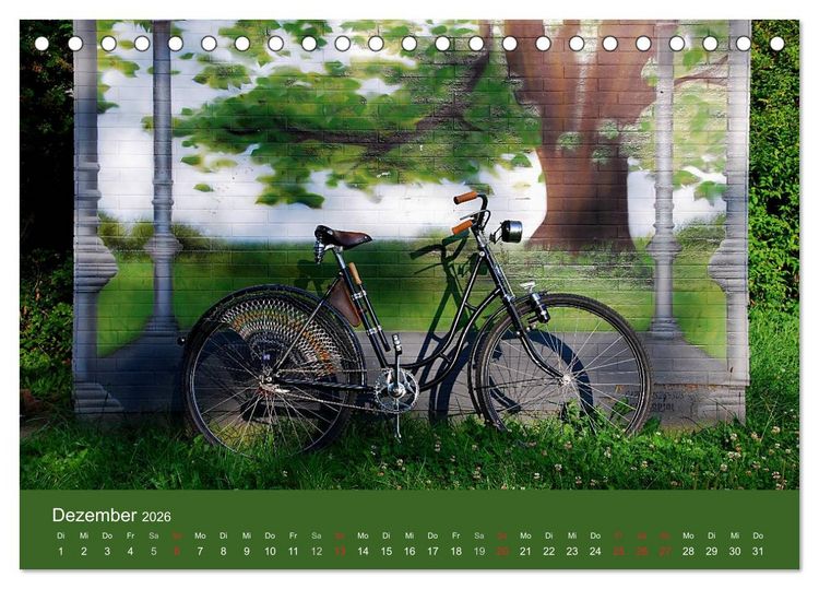 Produktbild: 1937 ADLER Fahrrad (Tischkalender 2026 DIN A5 quer), CALVENDO Monatskalender