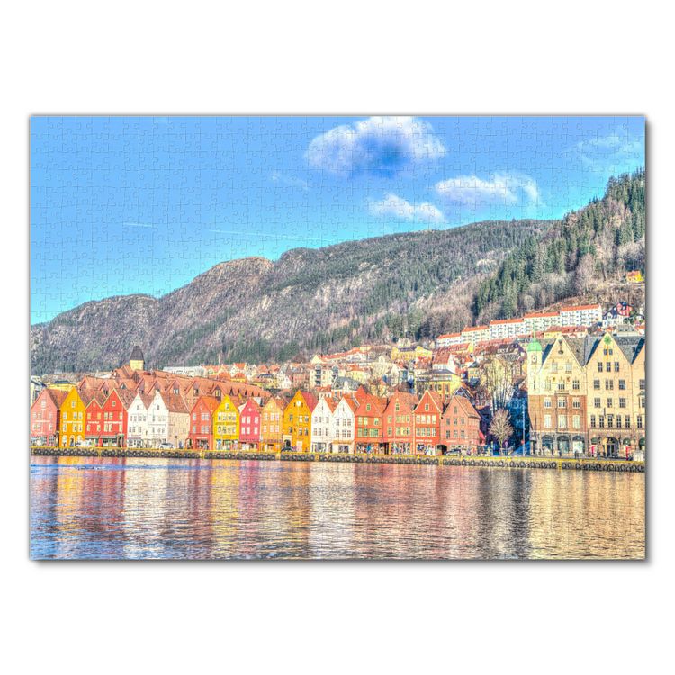 Produktbild: Lais Puzzle Bergen Norwegen 1000 Teile