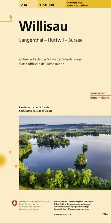 Produktbild: Swisstopo 1 : 50 000 Willisau